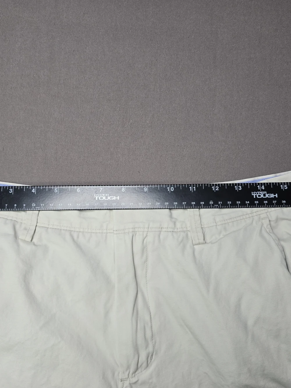 J.Crew Men's Chino Shorts Size 33 Light Khaki Cotton Flat Front Casual Preppy